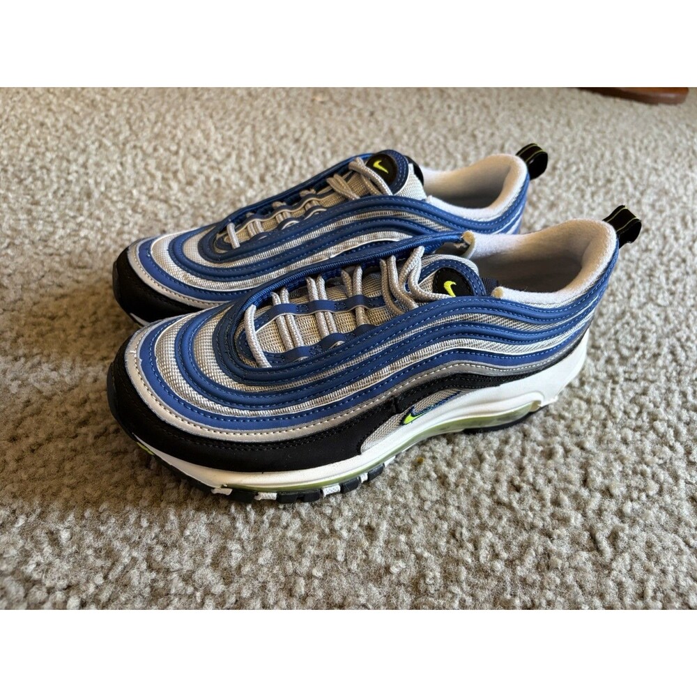 Nike WMNS Air Max 97 OG DQ9131-400 Atlantic Blue Voltage Yellow  Women's NEW